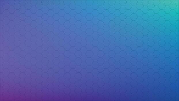 Blue And Teal Gradient With Subtle Hexagon Pattern vector