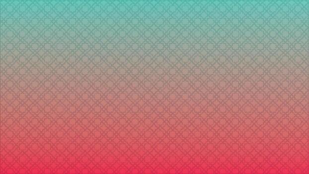 geométrico modelo degradado antecedentes verde azulado a coral vector