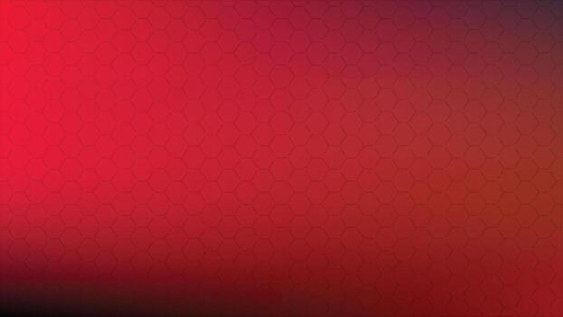 Bright Red Gradient Hexagon Pattern Background abstract vector