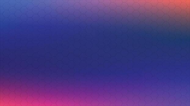 Blue and pink gradient hexagon pattern background abstract vector