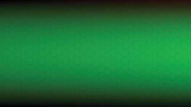 Bright green hexagon pattern background with dark edges vector