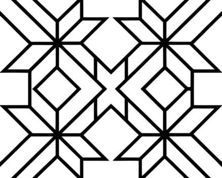 Abstract geometric pattern with sharp edges and interconnected shapes design vector