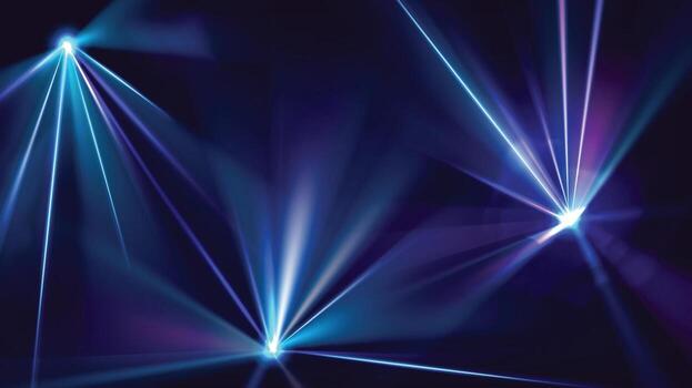 Colorful light beams and rays vector