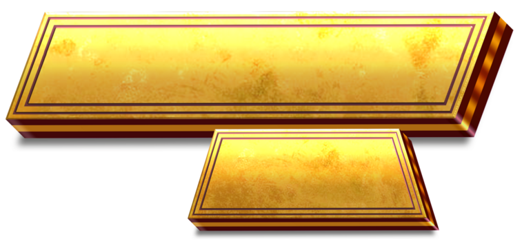 Elegant Golden Label Banner for Luxury Product Branding png