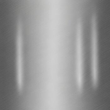 Abstract brushed metal texture with vertical highlights and subtle reflections creating a modern industrial background photo