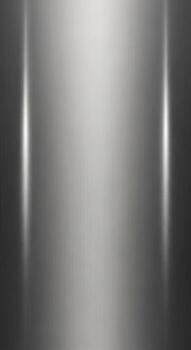 Abstract brushed metal texture with vertical bright highlights and subtle reflections creating a modern industrial background photo