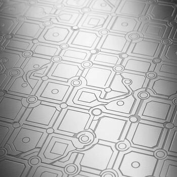 intrincado microfluidos chip diseño con interconectado canales y cámaras para avanzado científico investigación aplicaciones foto