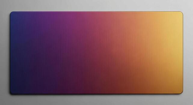 Vibrant gradient of purple to orange hues displayed on a textured rectangular surface with subtle pixelation photo