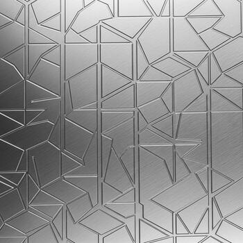 Abstract geometric pattern with intersecting lines and shaded polygons creating a textured modern and visually complex surface photo