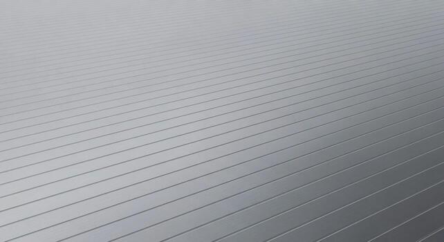 Abstract architectural pattern of a modern building s facade with repeating geometric lines receding into the distance photo