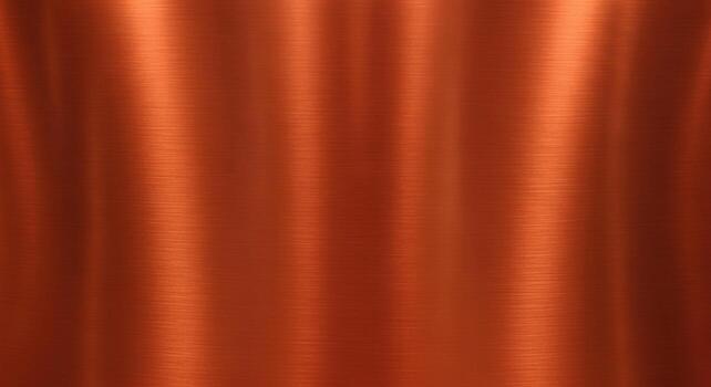 Abstract vertical ripples of warm orange and red light create a textured flowing background pattern photo