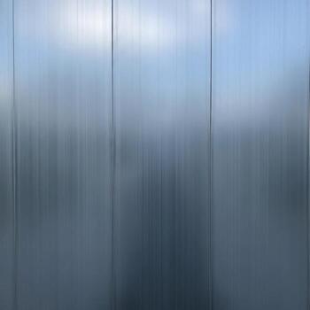 Abstract vertical lines create a cool blue and gray gradient with a soft diffused light effect photo