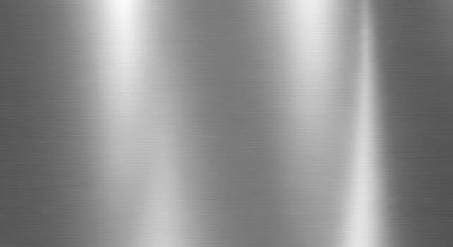 Abstract brushed metallic background with vertical highlights and shadows creating a modern industrial texture photo