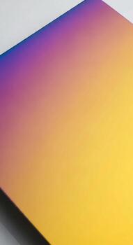 Vibrant gradient background featuring a smooth transition from deep purple to bright yellow with a subtle texture photo