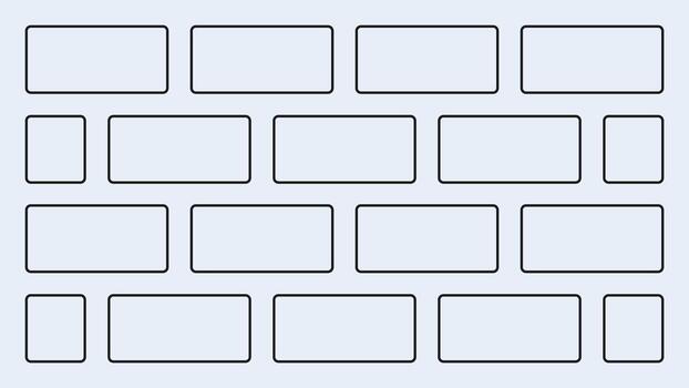 Dashboard cards grid wireframe layout vector