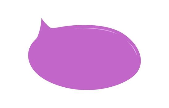 púrpura orgánico hablar globo caja con circulo formar en mano dibujado habla estilo. gráfico burbuja para mensaje y charlar. conversacion elemento como un resumen gráfico para creativo comunicación. vector