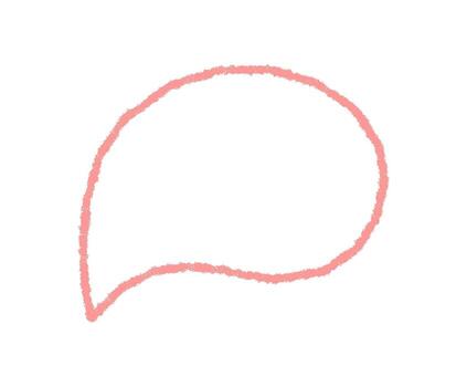 mano dibujado lápiz de color habla burbuja contorno con fluido y redondo forma. suave bosquejo elemento para charla y comunicación mensaje caja. moderno gráfico contorno para rectángulo mensaje diseño. vector