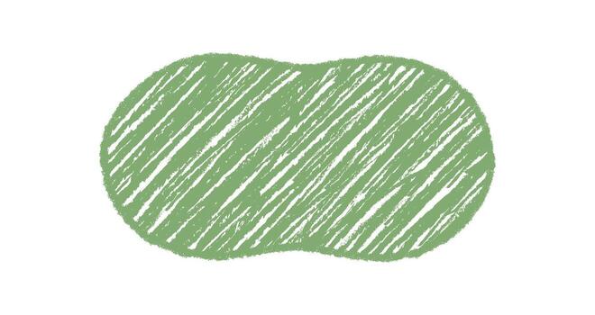 Groovy sketched oval shape in retro abstract style forms a unique crayon border. Chalk background element and sketch frame with shading create a y2k artistic graphic for modern projects. vector