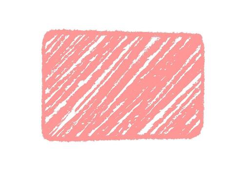 tiza Escribiendo áspero rectángulo marco con orgánico diagonal raya borde. gráfico antecedentes y texto zona combinar como un mínimo moderno acento, utilizando un mano dibujado estilo para creativo y dinámica visual vector