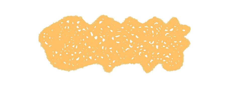 Organic wavy banner in crayon sketch with handdrawn style. Scribble quote box as unique rectangle graphic and modern background element for abstract text, decoration, and creative template. vector