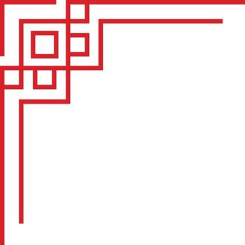 Decorative Line Frame Corner vector