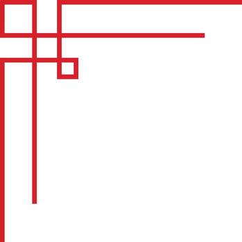 mínimo esquina marco línea Arte vector