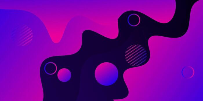 Abstract purple background with geometric curve pattern concept. Simple and trendy background design. eps10. vector