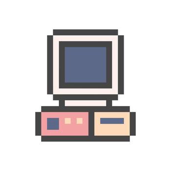 pc monitor computer vector