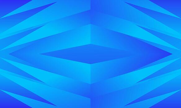 A Dynamic Abstract Background Featuring Interlocking Blue Geometric Shapes and Crystalline Diamond Patterns vector