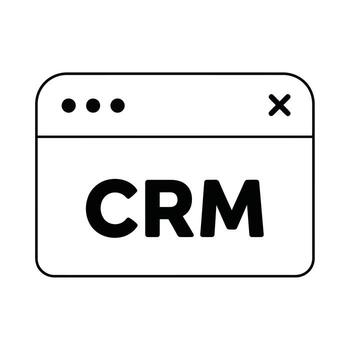 Streamlined CRM System Optimizing Business Operations with Customer Relationship Management vector