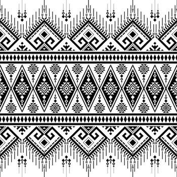 black and white geometric pattern vector