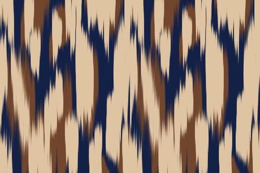 Ikat pattern with earthy tones vector