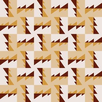 simple seamless pattern with abstract geometric art vector