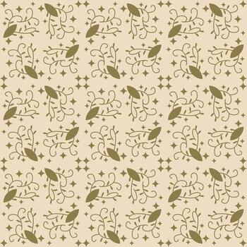 elegant seamless pattern with ornamental design vector
