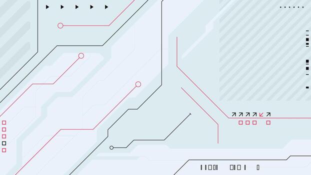 Modern retro futuristic background with cyberpunk style design. vector