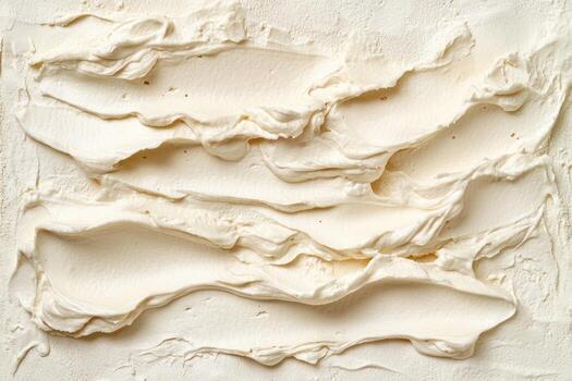 remolinos de crema en un texturizado superficie crear un único modelo foto