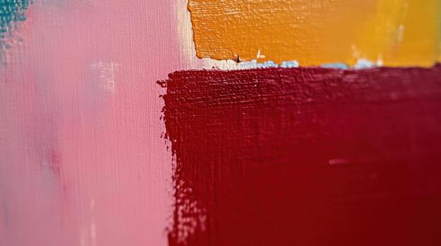 Colorful abstract painting with bold textures and strokes photo