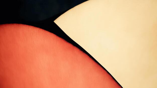 Bold patterns and colors blend in abstract composition photo