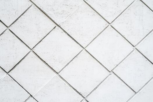 White textured tiles create a modern wall design photo