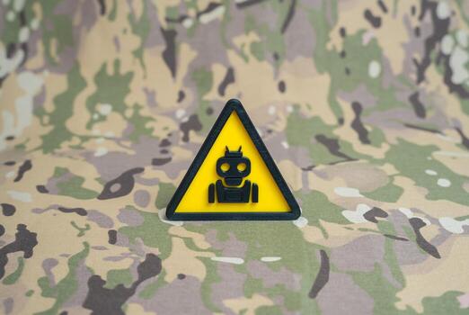 The use of military drones, robotic systems, and artificial intelligence. Next-generation warfare. Useful for defense, technology, security policy and future military concepts. photo