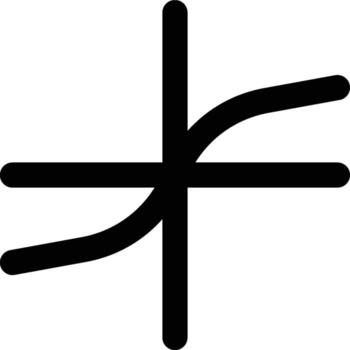 Cube Root, Root, Function Outline Icon vector