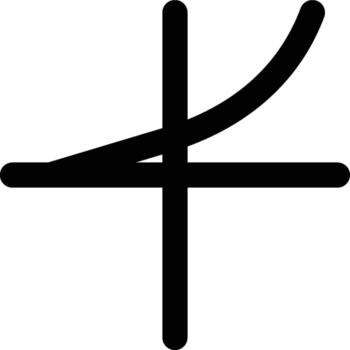 Exponential, Growth, Function Outline Icon vector