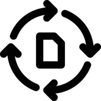 Development, SDLC, Process Outline Icon vector