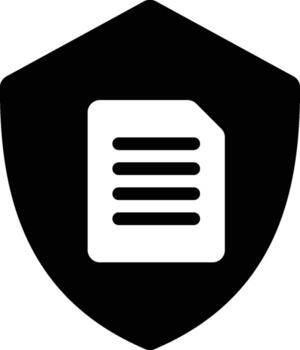 Security, Information System, Data Glyph Solid Icon vector