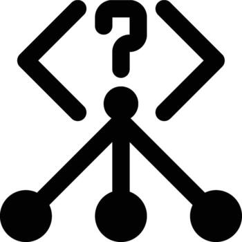 Decision Support, Decision System, Decision Glyph Solid Icon vector