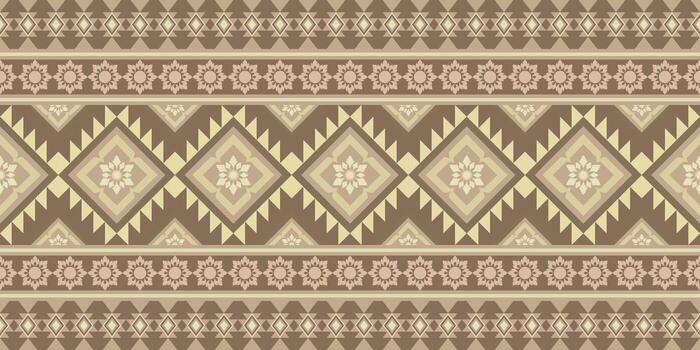 étnico geométrico patrones son inspirado por culturas y tradiciones alrededor el mundo, incluso el aztecas, indios, escandinavos, y mexicanos, y son a menudo usado en textiles y fondo de pantalla. vector