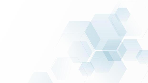 Abstract technology digital hi tech concept with blue hexagonal on a white background vector