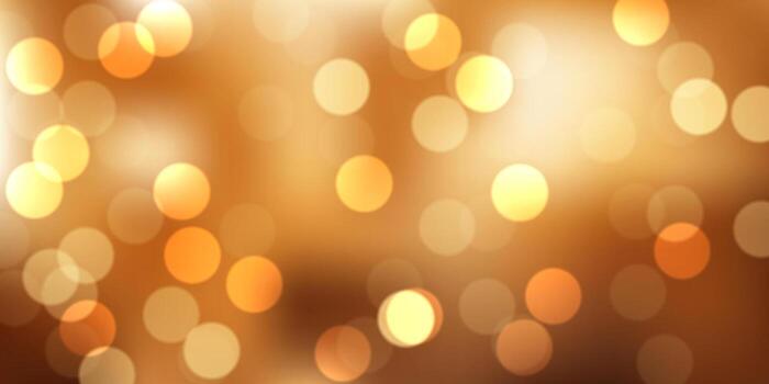 Golden bokeh background design image vector