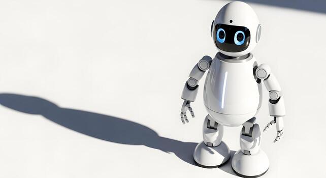 White robot ai technology artificial intelligence future innovation robotic automation machine learning photo