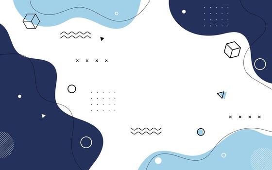 Abstract design with geometric shapes and colors vector